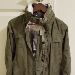Lululemon Fatigue Fo Drizzle Rain Jacket
